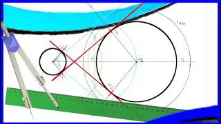 Rectas tangentes interiores a dos circunferencias