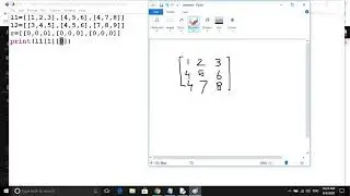 Matrix addition in Python