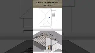 Como hacer estructura de cubiertas en Revit #arquitectura #reels #estructuras  #revit