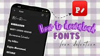 add fonts to phonto using android/ios✨ | aesthetic fonts
