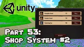 3D Survival Game Tutorial | Unity | Part 53 - Shop System #2