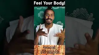 The importance of feeling your Body for Voice Training 2 #vocaltraining #voicecoach