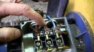 How to connect a 380V to 220V electric motor