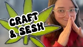 DIY Stained Glass Weed Leaf: Craft and Sesh Stoner Home Decor