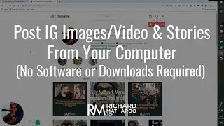 How To Post On Instagram From Computer Desktop or Laptop