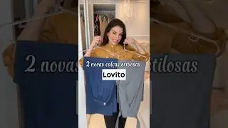 2 novas calças estilosas LOVITO. Links: pedir nos comentários. #looks #calça #alfaiataria #lovito