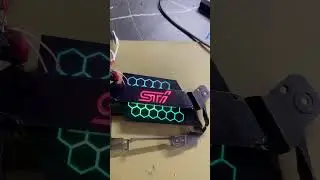 Subaru Forester - создание элементов фары в стиле STI. Индивидуальный тюнинг фар в Ставрополе.