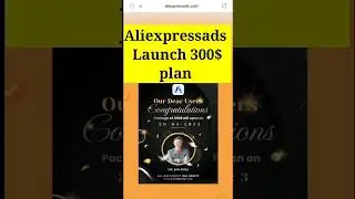 aliexpressads Launch 300$ plan | Earn money with Aliexpressads ! ear money online! #shorts