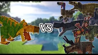 Tremorsaurus VS The Dawn Era | Minecraft Mob Battle