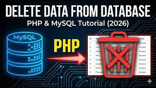 How to Delete Data from MySQL using PHP & HTML
