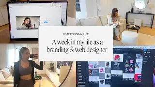 Week in my life as a branding & web designer 👩‍💻