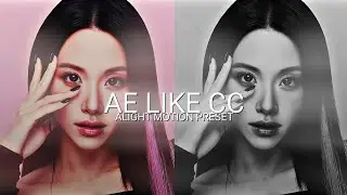 AE like kpop hd colouring preset on Alight motion | Alight motion cc giveaway link