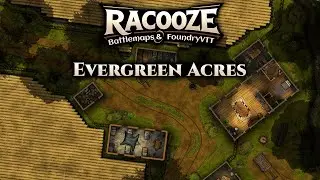 Evergreen Acres - Farm - Dungeondraft Timelapse