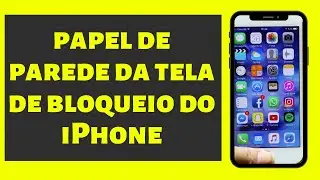 Como definir uma imagem como papel de parede da tela de bloqueio no iPhone e Android!