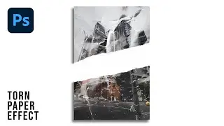 How to create a Torn Paper Effect - Photoshop Tutorial 