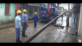 Avanza restablecimiento de las telecomunicaciones en #Baracoa