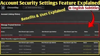 Account Security Settings Feature Explained | Uses & Benefits of Account Security Settings Explained