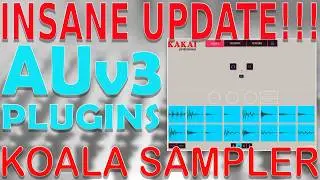 Koala Sampler UPDATE!! INSANE!! Finally AUV3 plugins in Koala Sampler. It's a GAME CHANGER for me!!