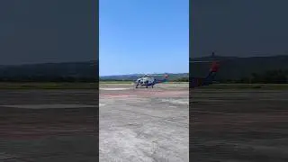 Indonesia Police Helicopter spotted at apron during taxi to the parking stand #shorts #helicopter