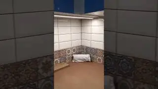 Рабочий процесс. Интересная комбинация плитки на фартук для кухни Ikea в жк Солнечный  Город Ч1