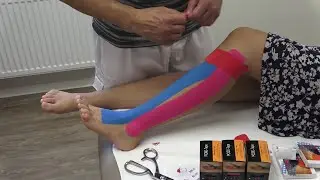 Podo Taping Concept© Wadenbein Blockade , Schmerzen unterschenkel außen und Wadenkrämpfe
