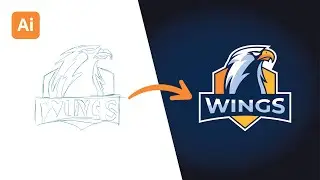 Eagle Sports Logo Design in Illustrator