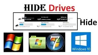 How TO Hide DRIVES | How to hide these specified drives in My Computer,THIS PC | in ALL WINDOWS