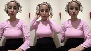 Karagül | Türbanlı ve Sütyensiz Muhteşem Uçlar (Bigo Live Türk)