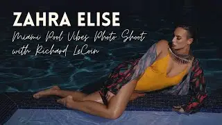 Miami Pool Vibes photoshoot. | Zahra Elise