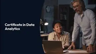 Certificate in Data Analytics