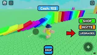 Knocking Over Dominos In Roblox