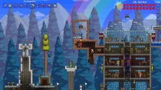Terraria - How to be rich : fish, lava and wires. Infinite money.