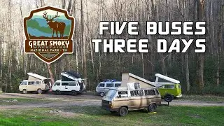 5 VW Buses, 3 Days - Great Smoky Mountains Adventure | Westfalia Camping