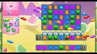 Candy Crush Saga Level #186 NO BOOSTERS | interesting level
