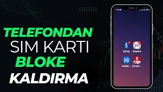 1 DAKİKADA BANKA SIM KARTI BLOKE KALDIRMA (Ziraat, İş Bank, Garanti Bloke Kaldırma)