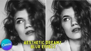 How To Get The Aesthetic Dreamy Blur Effect in Your Photos - Canva Tutorial