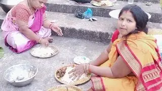 ଶିଖର ଚଣ୍ଡି ରେ ହେଲା ଭୋଜି 🥘 || New odia vlog video || Mutton curry | odiavlog