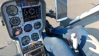 Cabri G2 helicopter start up - LOW FUEL HELICOPTER LIFE