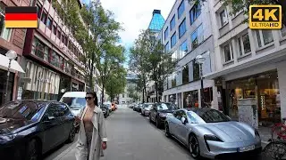 Frankfurt Luxury Shopping (Goethestraße) | Walking Tour 🇩🇪 Germany