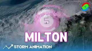 The Track of Hurricane Milton (2024)