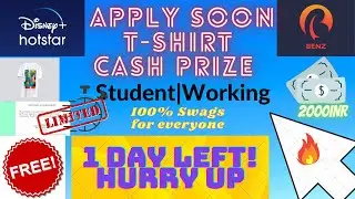 Free T-shirt & Cash Rewards🔥 | Scaler Free T-shirt For College Students  | free goodies swags| NEW |
