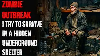 I Try to Survive in a Hidden Underground shelter in a Zombie Outbreak Happening Outside Episode 3