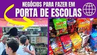 O QUE VENDER NA PORTA DE ESCOLAS [4 IDEIAS de NEGÓCIOS]