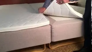 Užtrauktuku susegamas antčiužinis viešbučiams - 