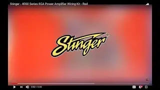 Stinger 4 Gauge 6000 Series