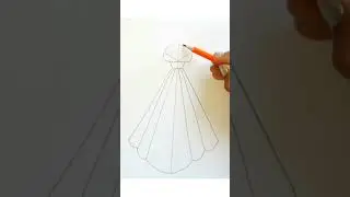 How to Draw a Girl With Lehenga / Girl with Beautiful Dress / Traditional Girl Drawing
