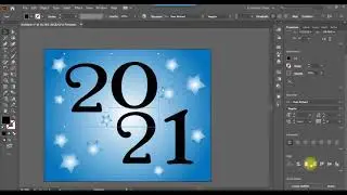 New year card making | Adobe Photoshop |2021