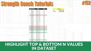 How to Highlight the Top or Bottom N Values in a Dataset | Google Sheets