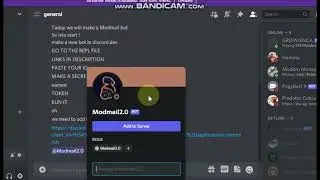 DISCORD || HOW TO MAKE A MODMAIL BOT (VOICE REVEAL OF GOOGLE) || NO CODING REQUIRED ||