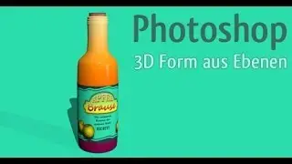 Photoshop 3D Grundform aus Ebene